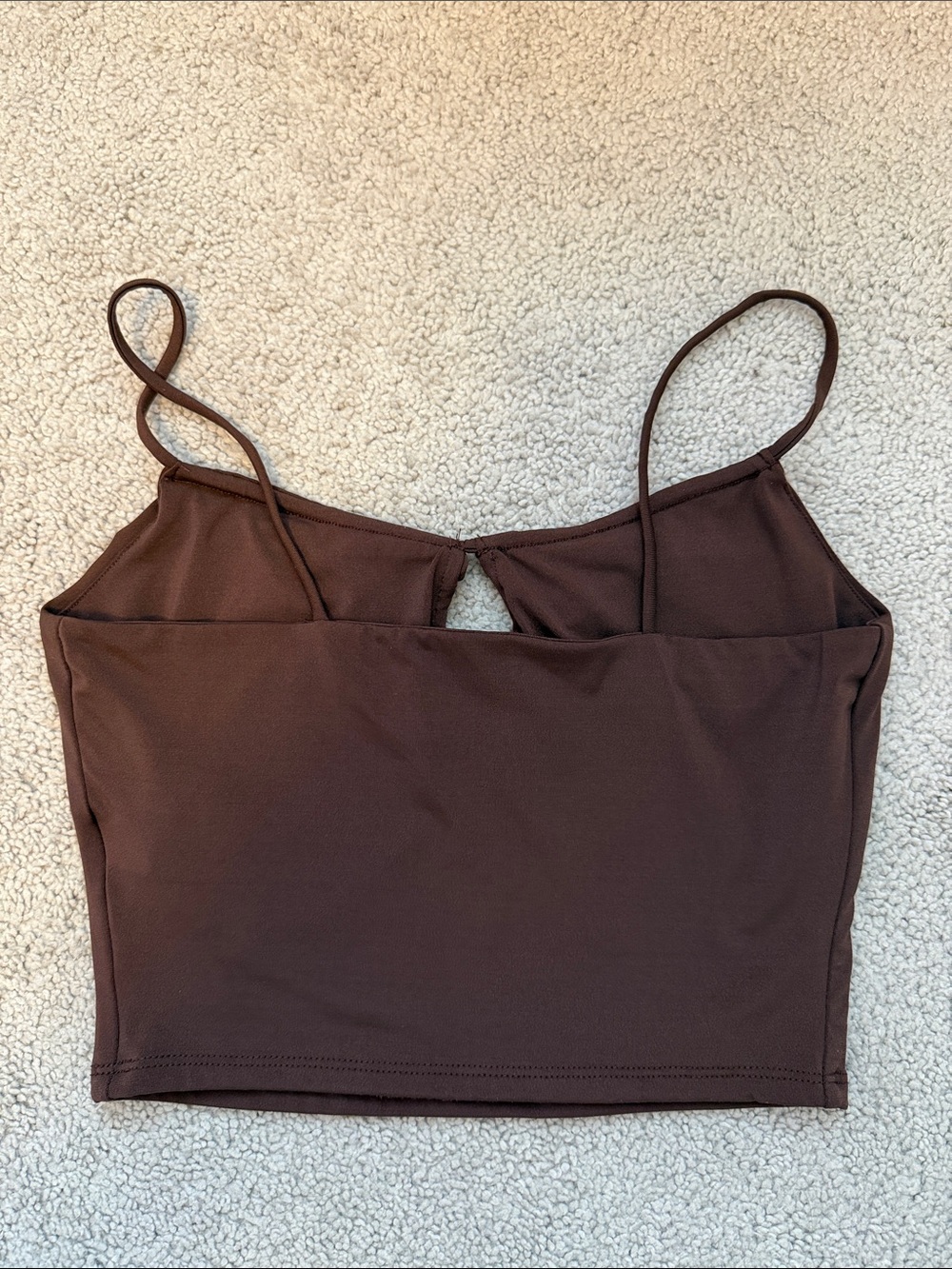 Abercrombie & Fitch Soft A&F Keyhole Crop Tank - Picture 3 of 4